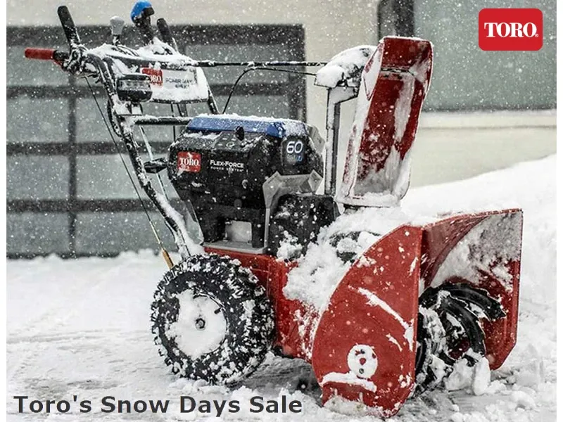 You are currently viewing Toro – Toro’s Snow Days Sale