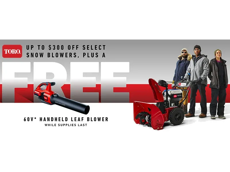 You are currently viewing Toro – Toro’s Snow BOGO Sale