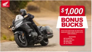 Read more about the article Honda – $1,000 Bonus Bucks on Wing models