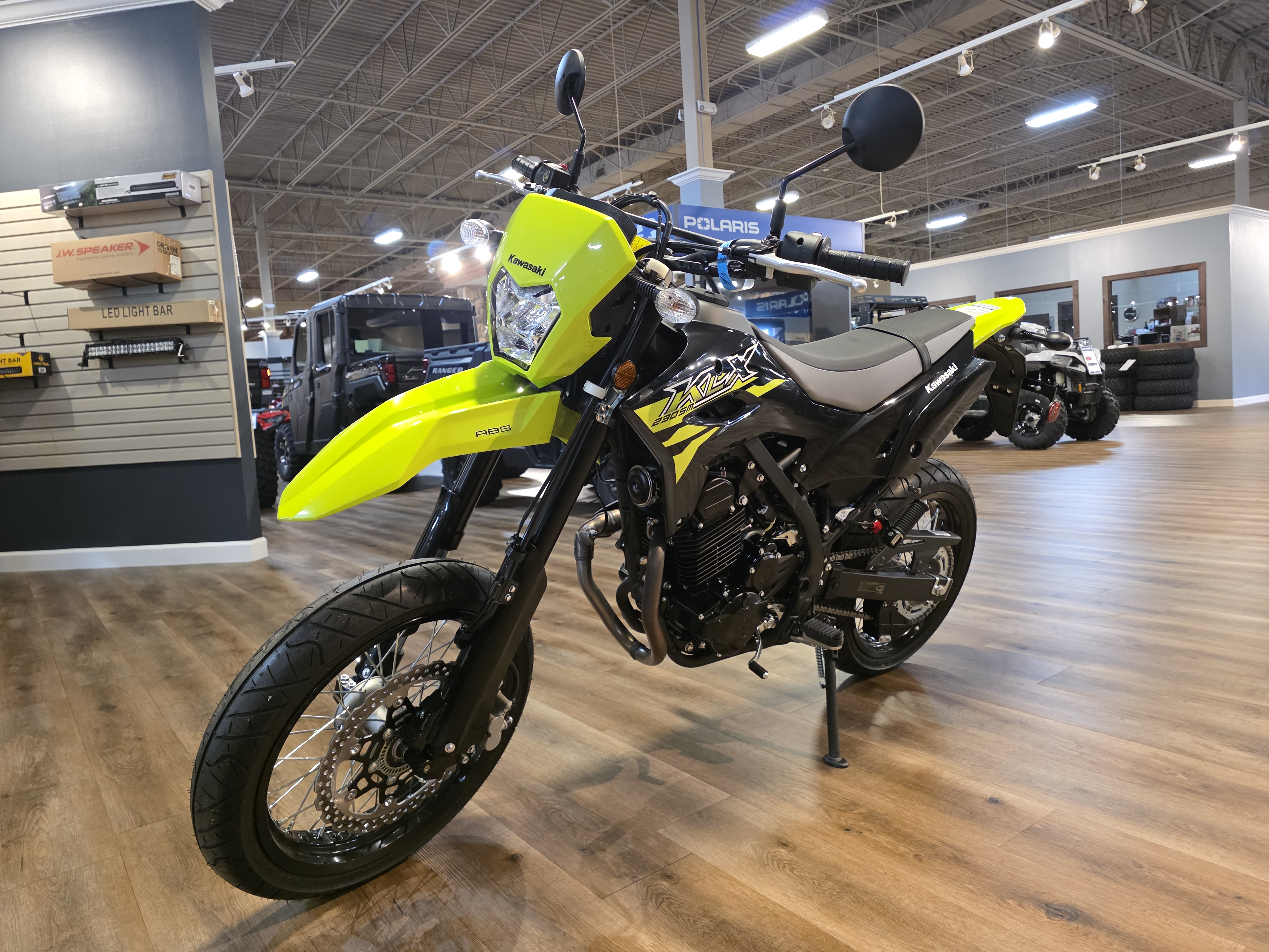 2027 Kawasaki KLX 230SM ABS Neon Green/Ebony — photo 1 of 19